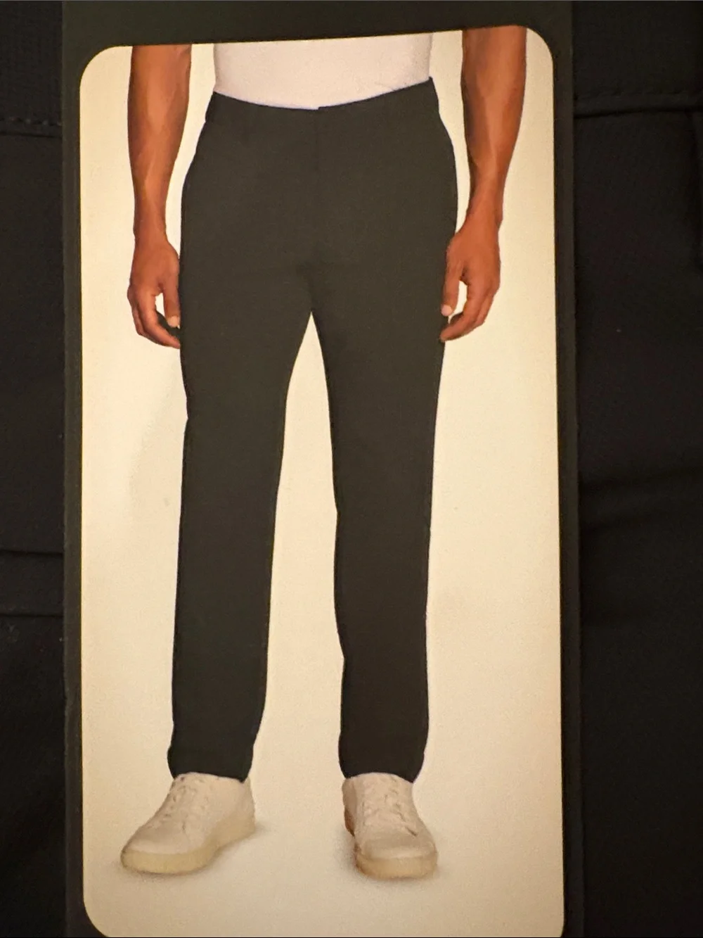 Banana Republic Men's Black Flat Front Chinos-NWTO 36x30